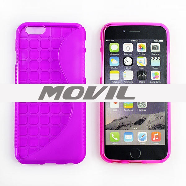 NP-1847  S- forma fundas para iPhone 6-8